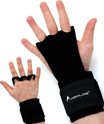 5) AEOLOS Leather Gymnastics Hand Grips