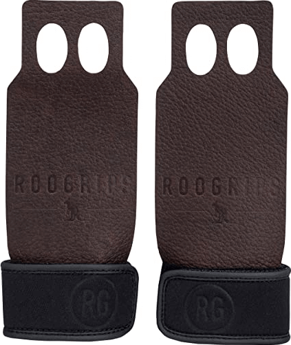 6) RooGrips Leather Hand Grips