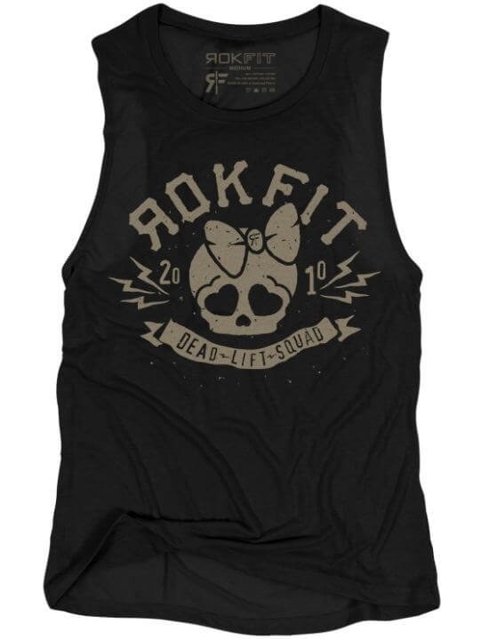 2) Rokfit Deadlift Squad Women’s Tank Top