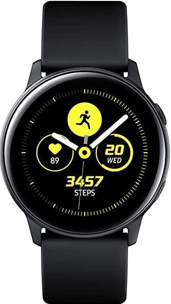 7) Samsung Galaxy Watch Active (40mm), Black – US Version with Warranty
