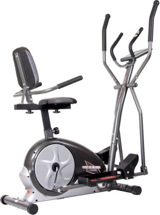 6) Body Flex Sports Body Champ 3 In 1 Trio Trainer Elliptical