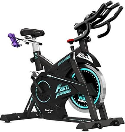 1) Pooboo Magnetic Exercise Bike