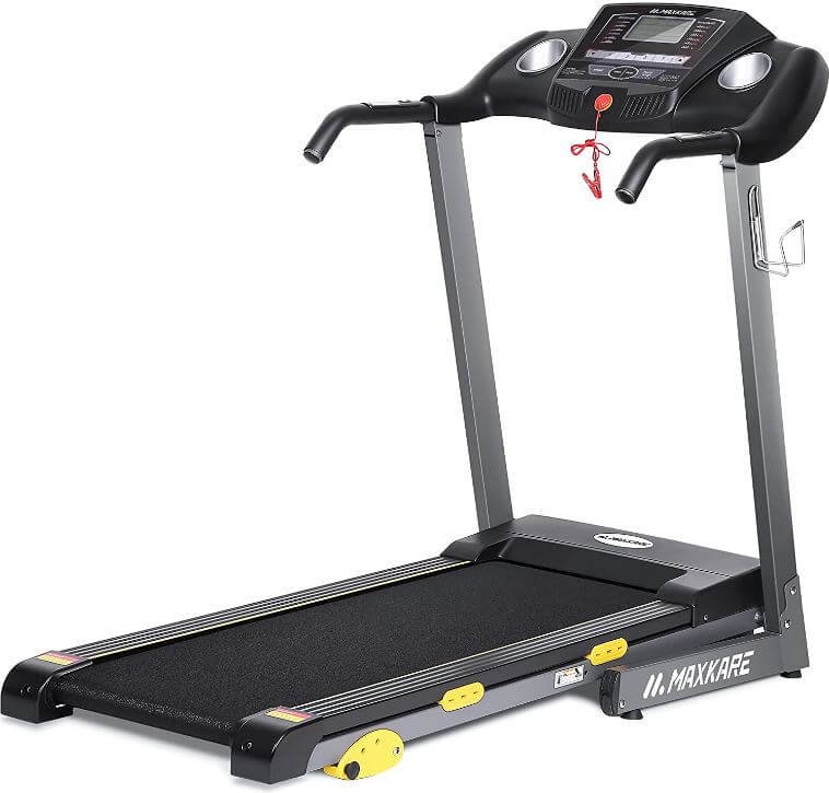 8) MaxKare Folding Treadmill