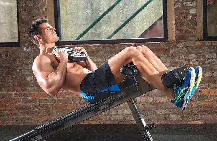 decline sit up bench