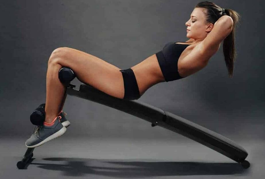 incline sit up bench