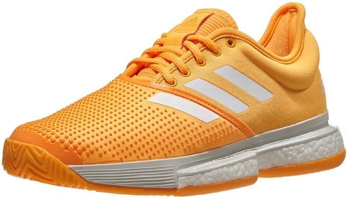 1) Adidas Women’s Solecourt Boost Tennis Shoes