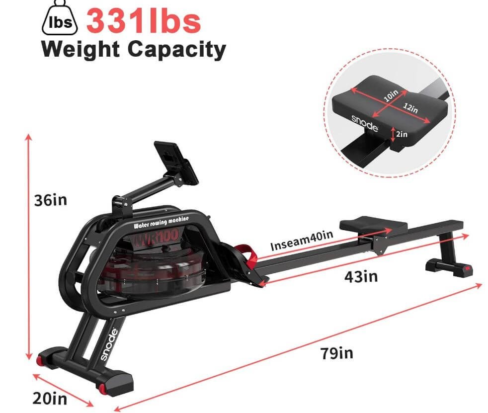 06) SNODE Water Rowing Machine