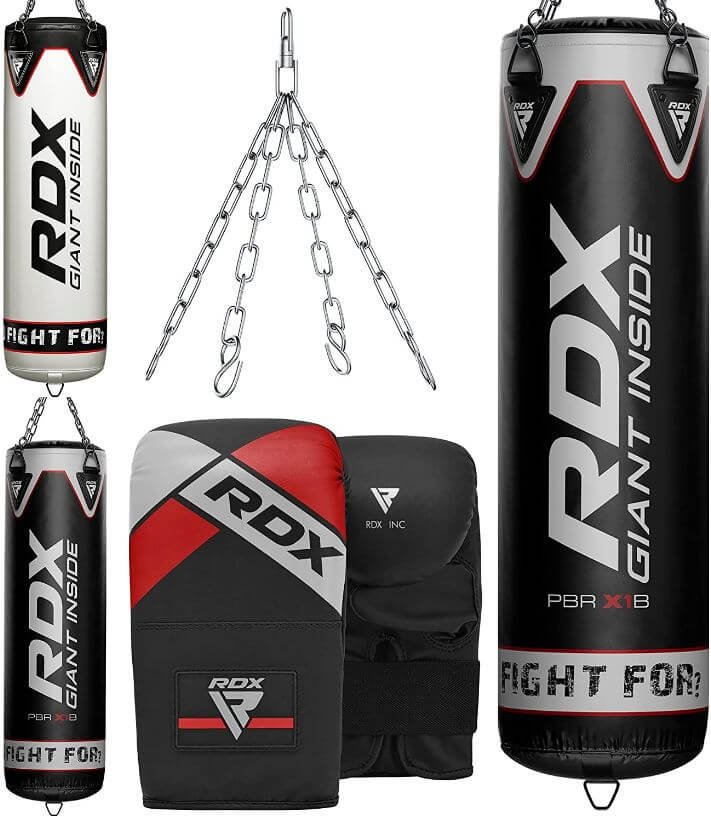 3) RDX Punching Bag With Gloves