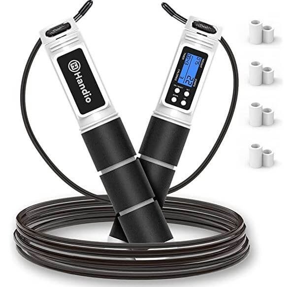 5) H Handio Jump Rope with Counter
