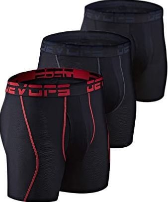 4) DEVOPS Men's Compression Shorts