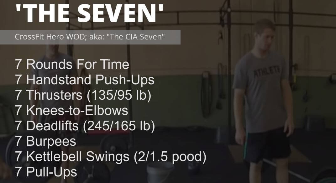 Workout # 3 = The Seven