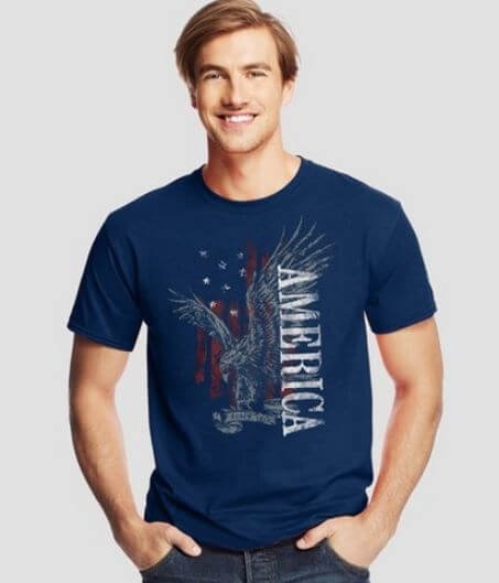 10) Hanes Men’s Short Sleeve Graphic T-Shirt Collection
